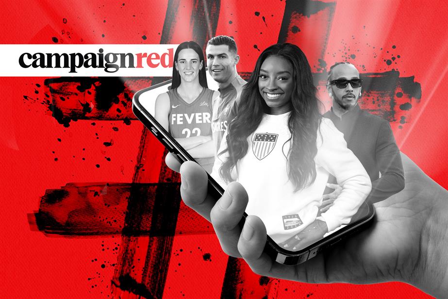 Campaign Red photo with athletes on the front