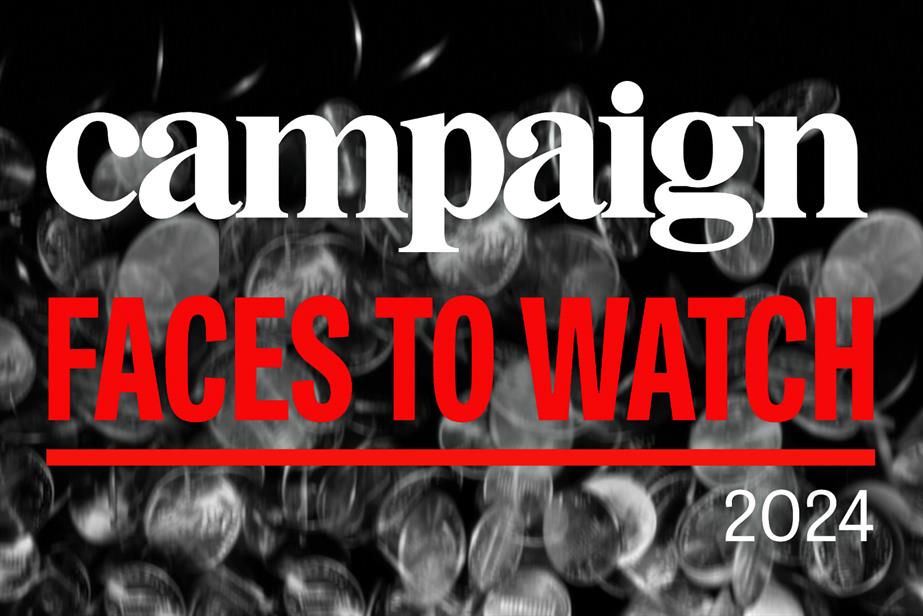 A Faces to Watch graphic featuring falling coins