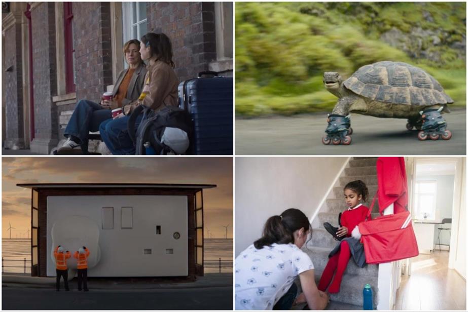 Clockwise from top left: Costa Coffee, Avanti West Coast, Action for Children and National Grid