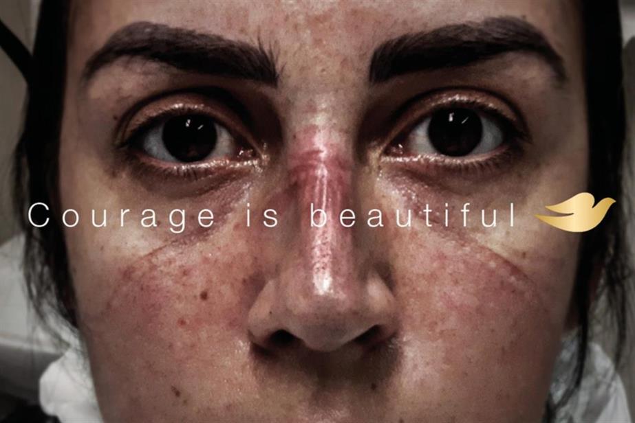 Dove campaign 'Courage is beautiful' by Ogilvy