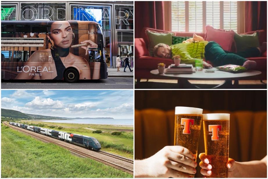 Clockwise from top left: L'Oréal, Seabrook Crisps, Tennent's Lager and Avanti West Coast