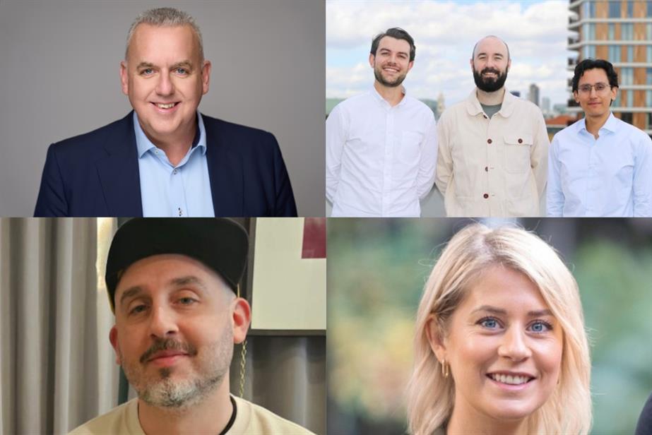 Clockwise from top left: Alistair Macrow; Will Mason, Tom Wild and Neil Sura; Kristie Thistlewaite and Dan Morris.