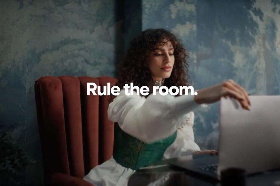 Woman in castlecore clothing