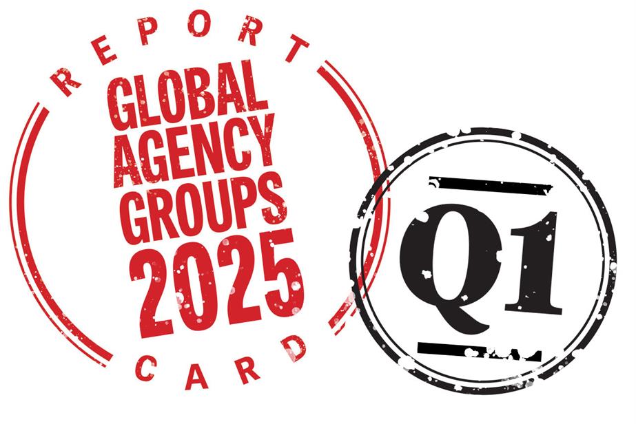 graphic that reads global agency groups 2025 card Q1 2025