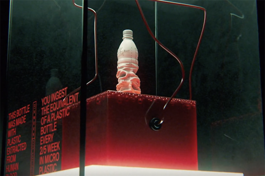 Still from OKA’s “Plastic blood” by DM9